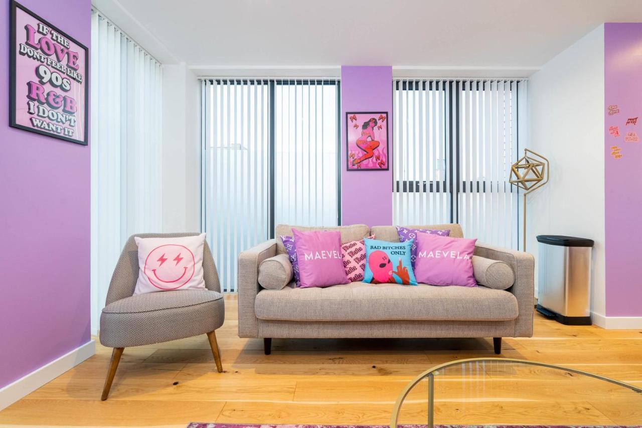 Maevela Apartments - ☆ Purple Female Power Apartment City Centre - 5 Min Walk From Bullring, Cube, Mailbox, New Street Station - Free Netflix & Wifi Birmingham Exterior photo
